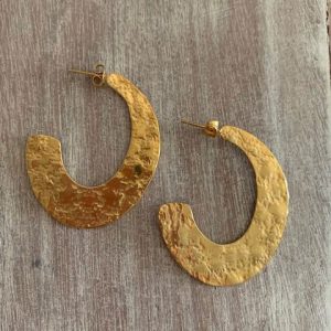 Pendientes Semi Aro Acero