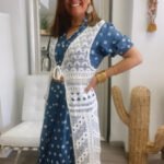 Chaleco largo de crochet