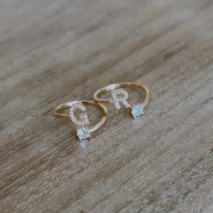 Anillo Inicial con circonitas
