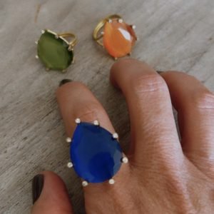 Anillo Piedra XL con Circonitas